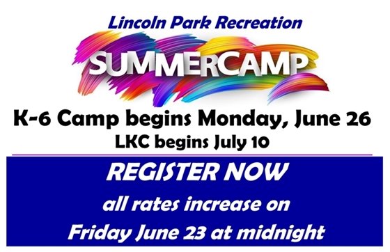 CAMP FEES INCREASE
