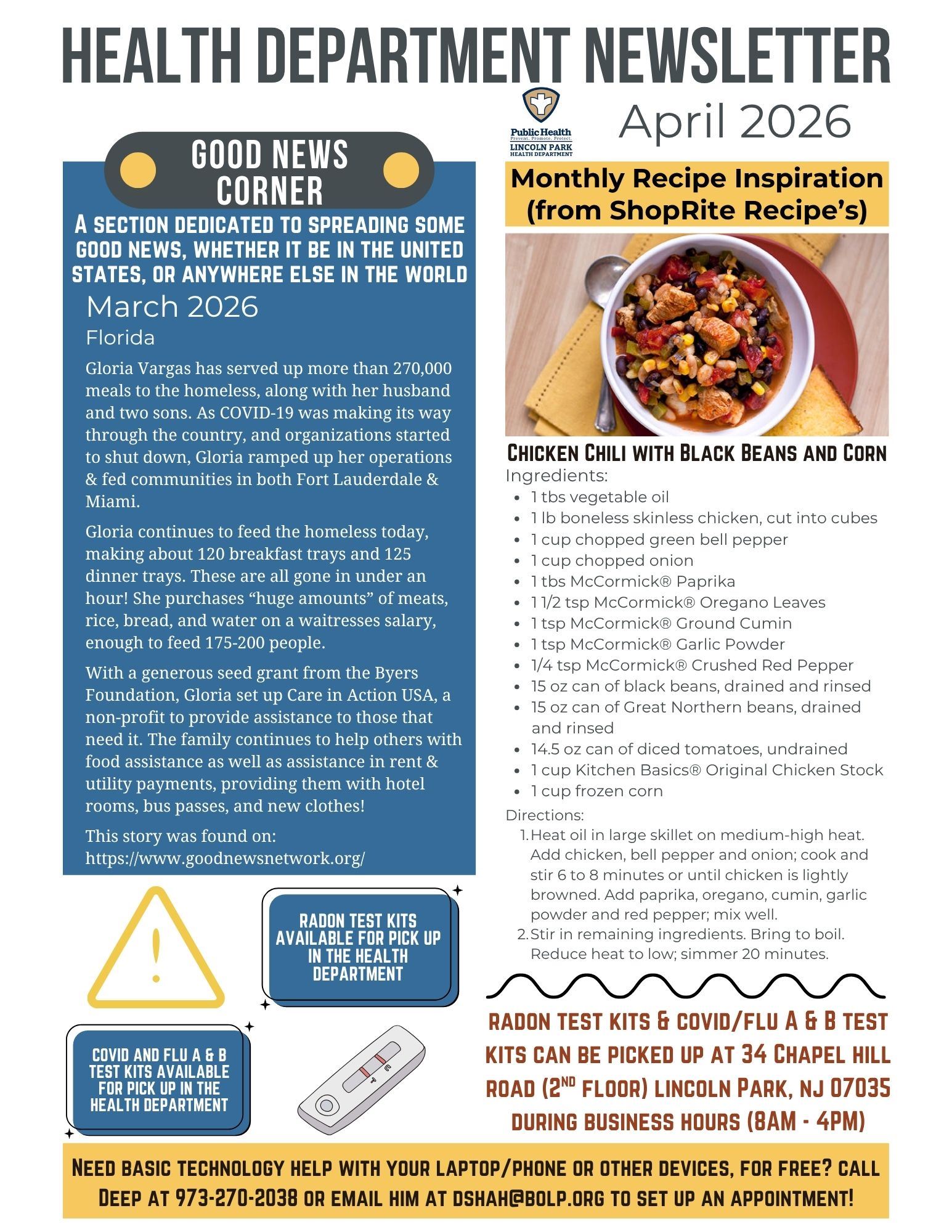 April 2026 Newsletter