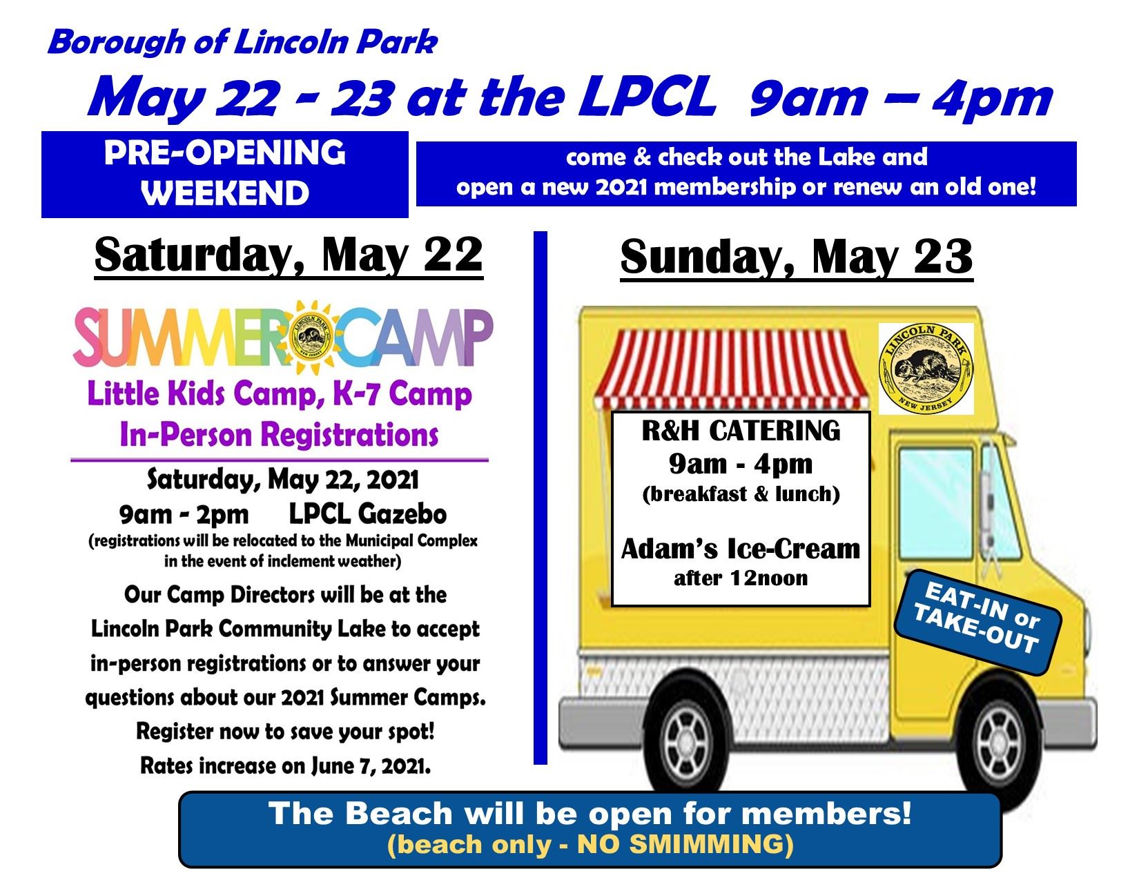 Food Truck at Lake May 2021