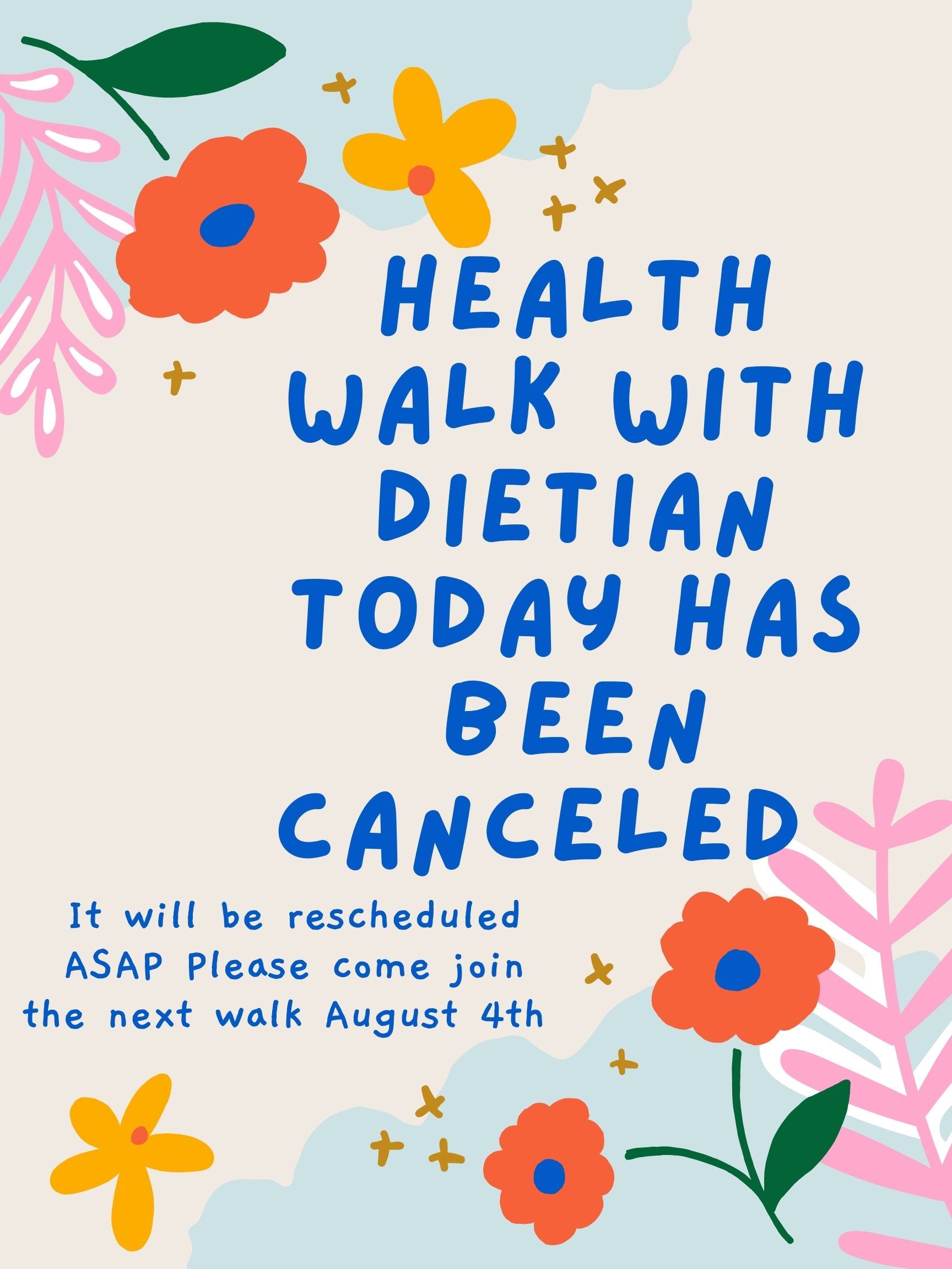 Health walk with dietitian 