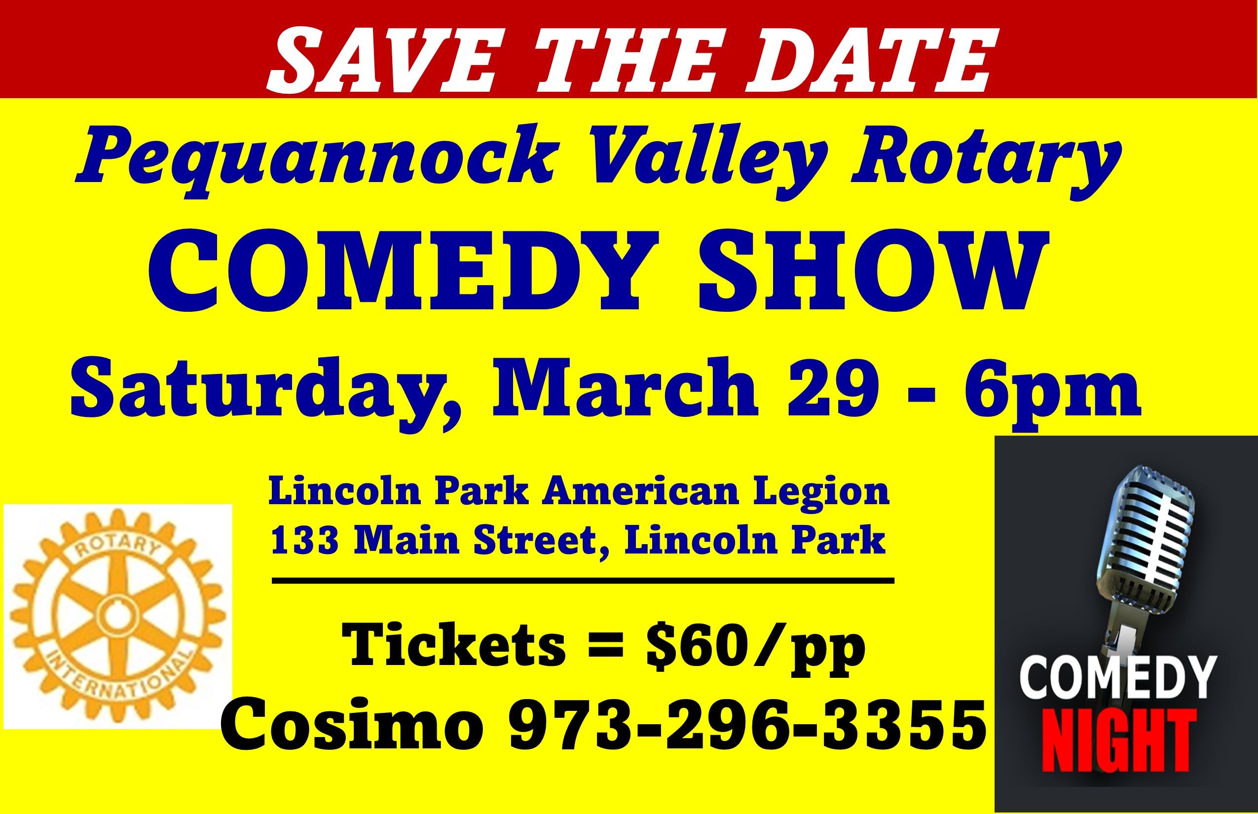 Comedy Night ROTARY  2025 - DIGITAL